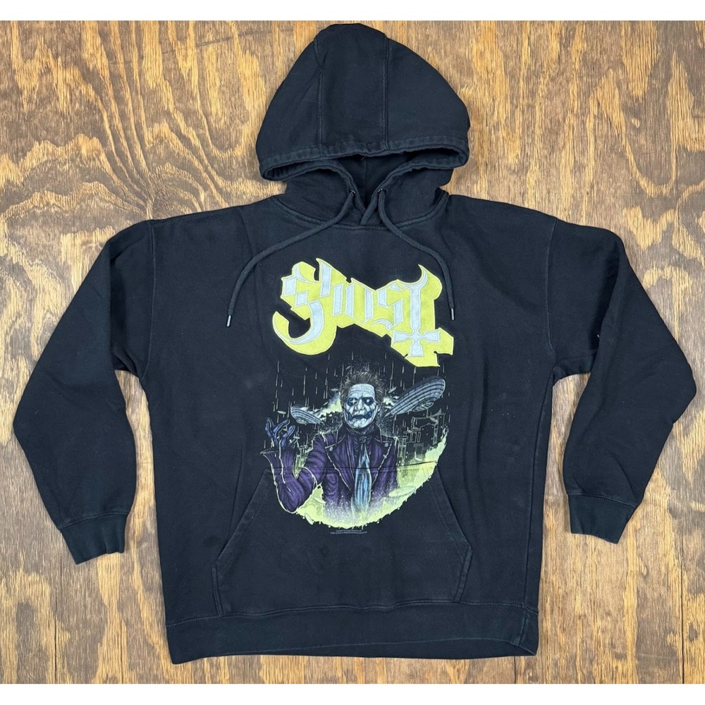 Ghost Papa Emeritus Glow in the Dark Hoodie XXL Black Band Merch Metal Pullover
